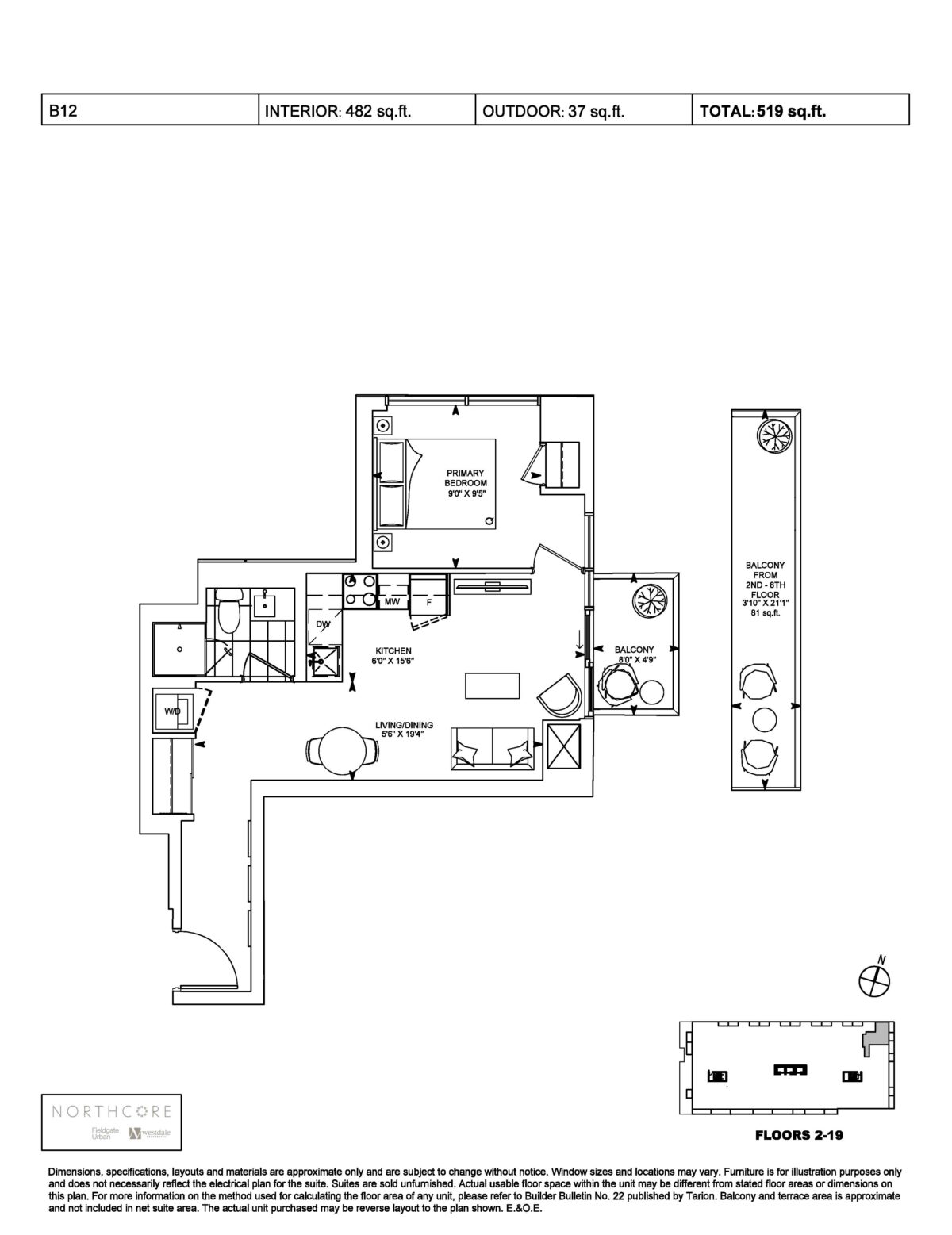 B12 floorplan